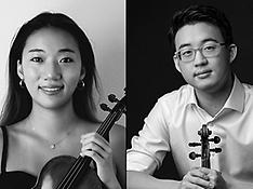 Ellie Choi (left) placed third and Julian Rhee fifth.