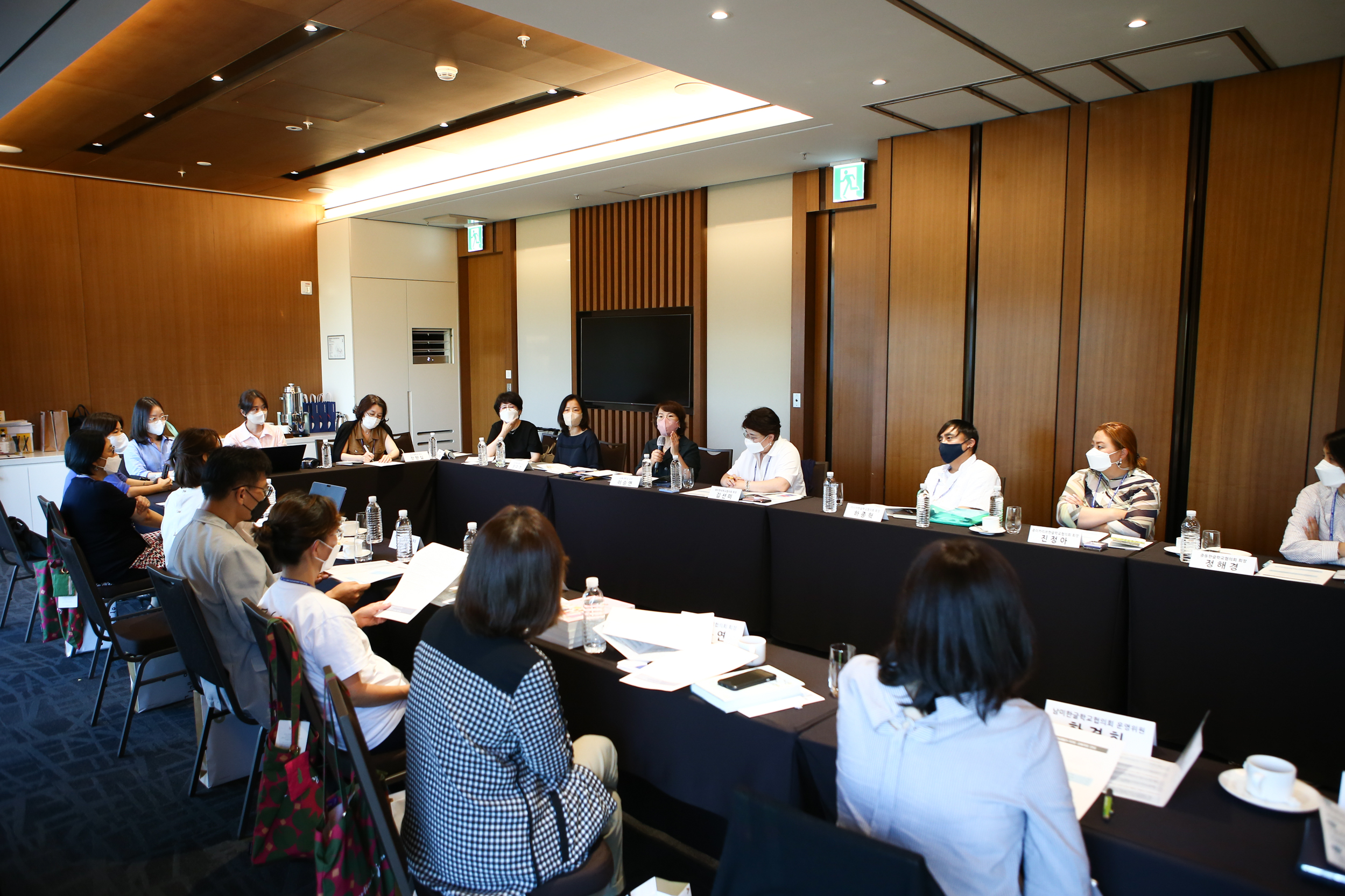 Рабочая встреча с соответствующей организацией (Национальный институт корейского языка) (1)
