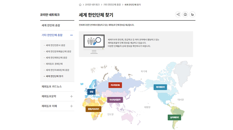 Формирование БД организации зарубежных корейцев